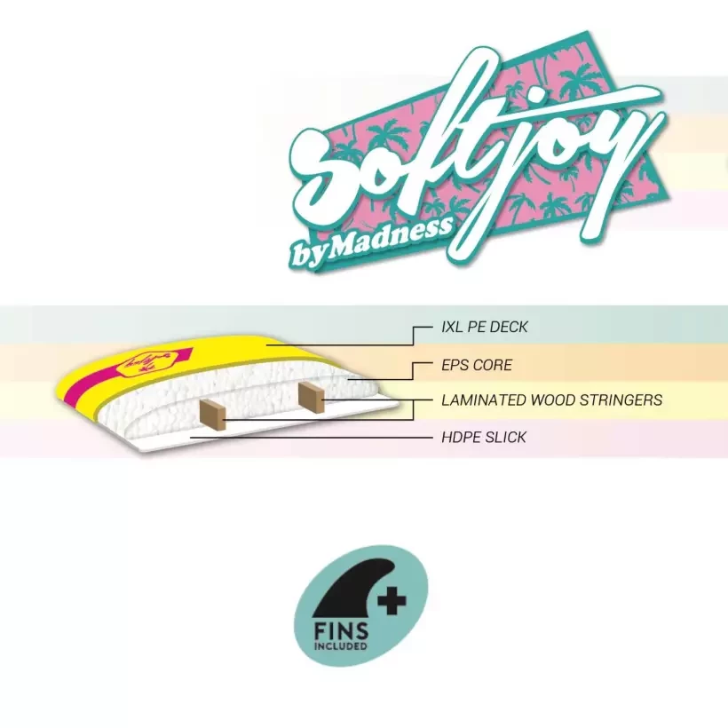 Planche de surf Softjoy Olmek 6'0''