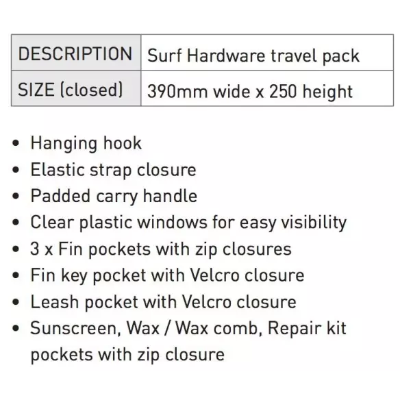 Caso Ocean & Earth surf locker 3 Fold