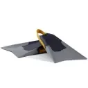 Flossen Bodyboard Pride Vulcan V2 Schwarz/Grau