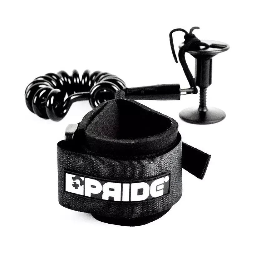 Leash bodyboard Orgoglio standard wrist Black
