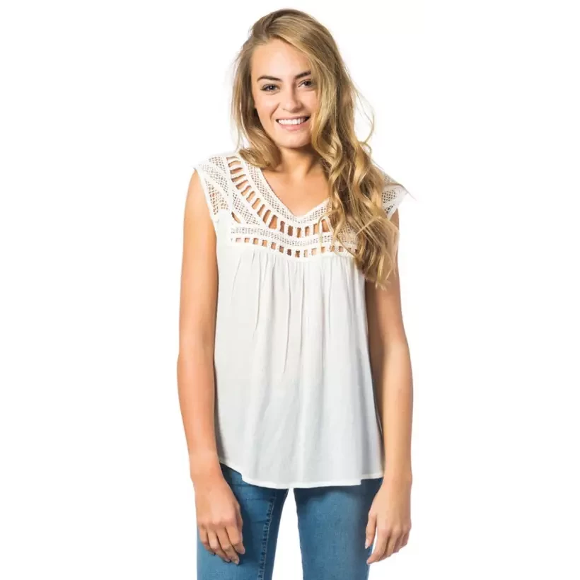 T-Shirt Rip Curl Liebevolle White