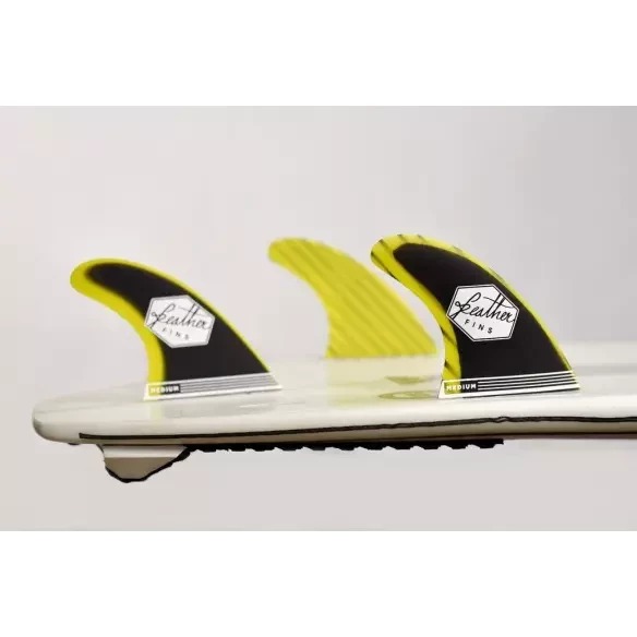 Vinnen Feather Fins Fiberglass Yellow & Black