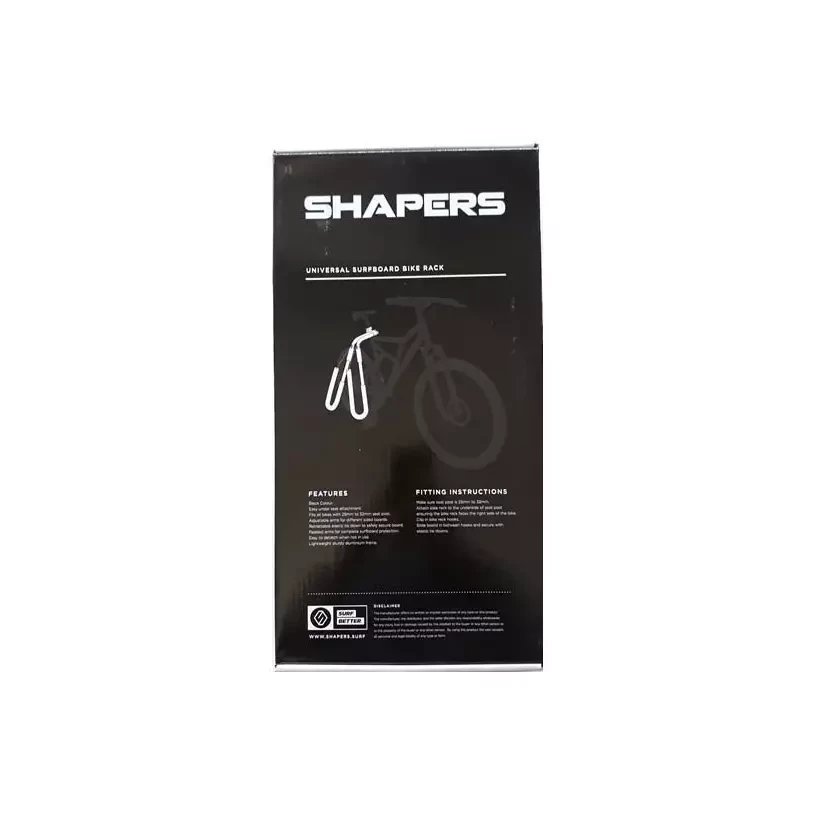 Ondersteuning surfplank fiets Shapers