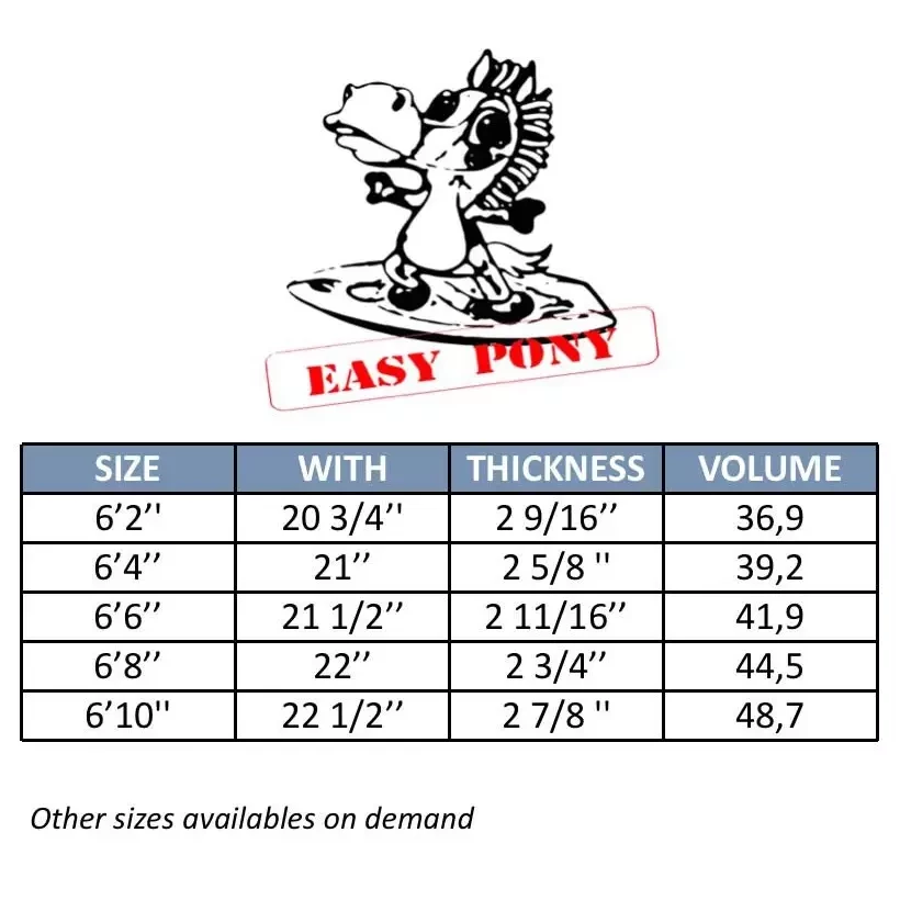 Tavola da surf evolutivo MS Easy Pony