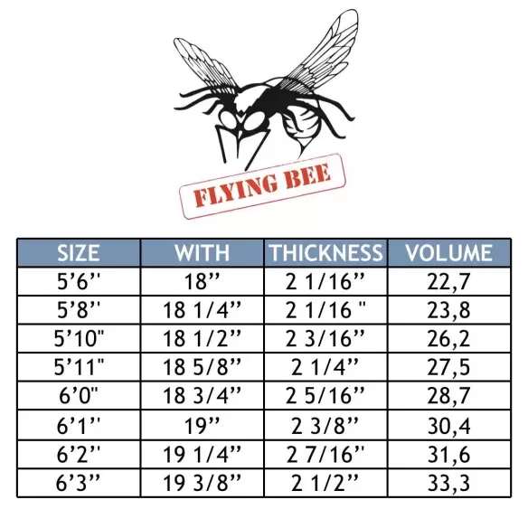 Surfbrett MS Flying Bee 6'1''