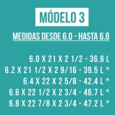 Foam pre shapeado Teccel modelo 3 2