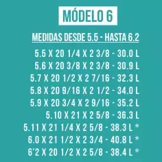 Foam pre shapeado Teccel modelo 6 2