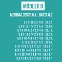 Pains de mousse pré-shapé Teccel modèle 8