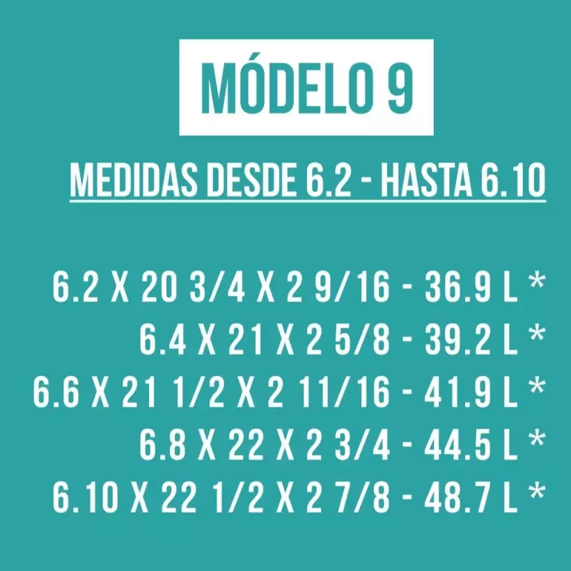 Foam pre-shaped Teccel modello 9
