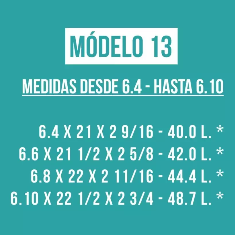 Prancha de foam pre-shapeado Teccel modelo 13