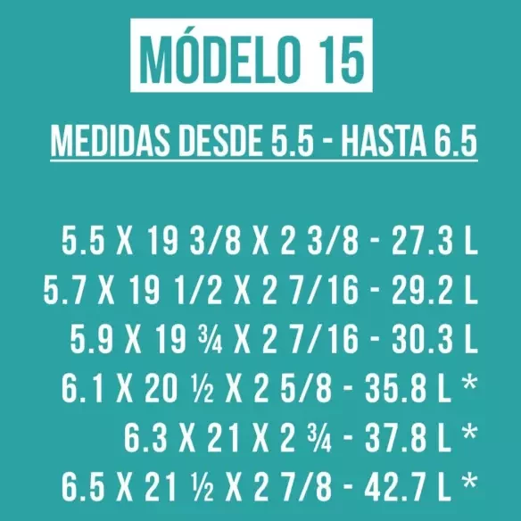 Prancha de foam pre-shapeado Teccel modelo 15