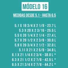 Foam pre shapeado Teccel modell 16 2