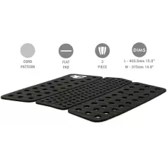 Pad de surf Creatures Front Deck III Cord Black 2