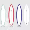 Prancha de surf Simon Anderson Single Flyer Rounded Pin