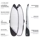 Capa Ocean & Earth Aircon Longboard Black/Red