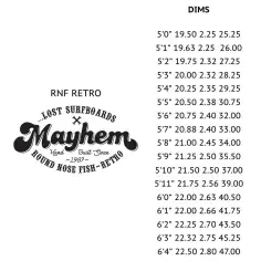 Tabla de surf Lost RNF Retro 2