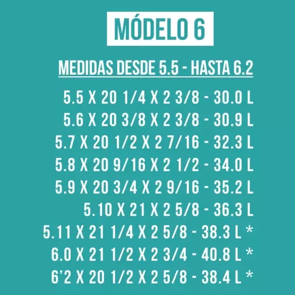 Prancha de foam pre-shapeado EPS modelo 6