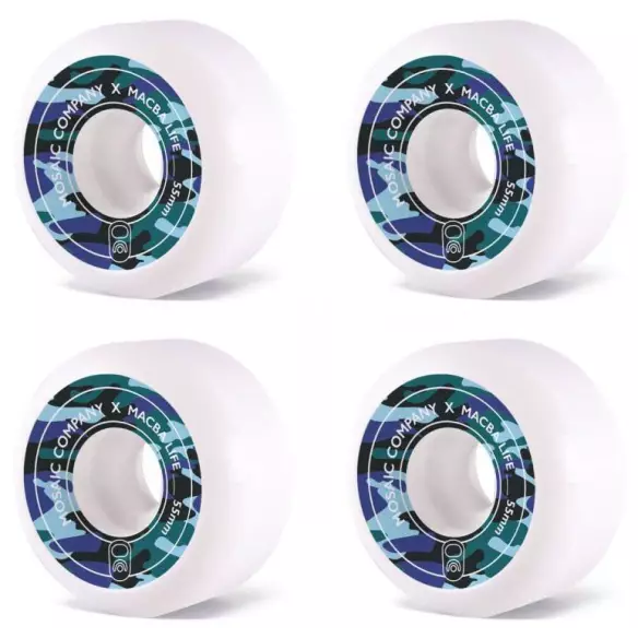 Roues de skateboard Mosaic MacbaLife 55mm