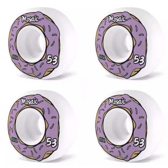 Ruote da skateboard Mosaic Donut 53mm