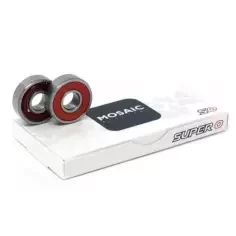 cuscinetti da skateboard Mosaic Super 0 ABEC 5 608RS Red