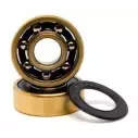 Skateboard Lager Mosaic Titanium 1 ABEC 7 608RS Black