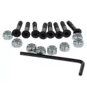 Parafusos de fixação para eixos de skate Jart 1 ''