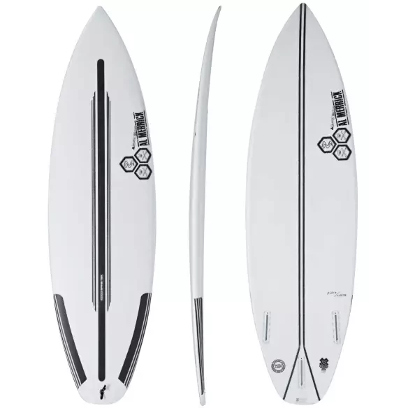 Tabla de surf Channel Island Black and White Spine-Tek