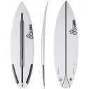 Prancha de surf Channel Island Black and White Spine-Tek