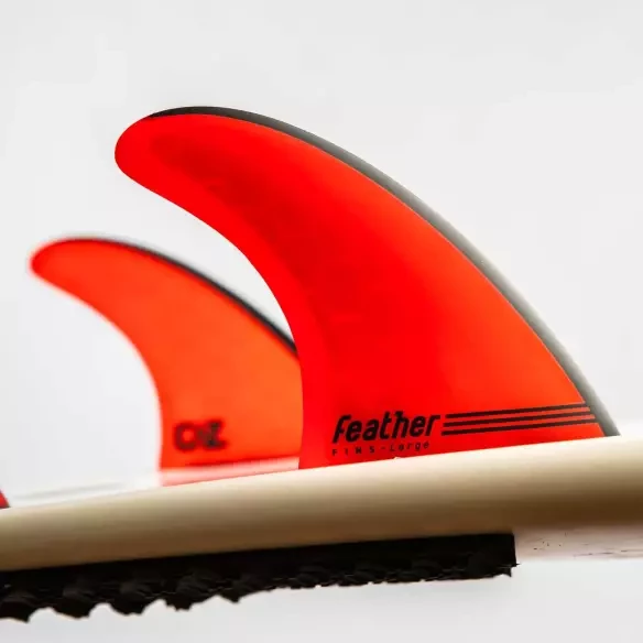 Quilhas surf Feather Fins Gony Zubizarreta Red Core Click Tab