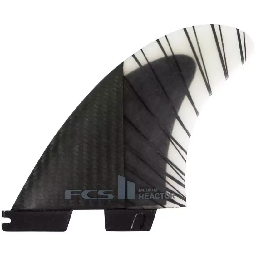 Ailerons de surf FCS2 Reactor PC Carbon