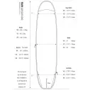 Sacca da surf Roam Daylight Longboard