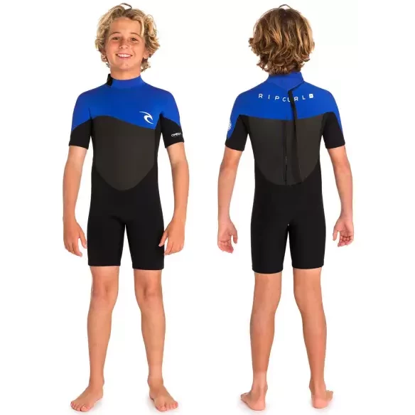 Shorty Von Rip Curl Omega Junior Black/Blue