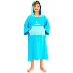 Poncho Junior Surf Logic cyan&turquoise