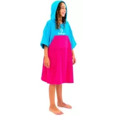 Poncho Junior Surf Logic ciano & rosa 2
