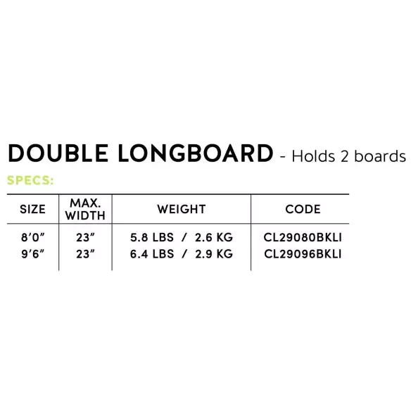 Sacca Creatures Longboard Doppia