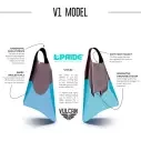 Flossen bodyboard Pride Vulcan V1 Black/Black