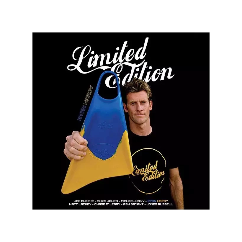Pinne bodyboard in Limited Editiion  Ryan Hardy Blue/Gold