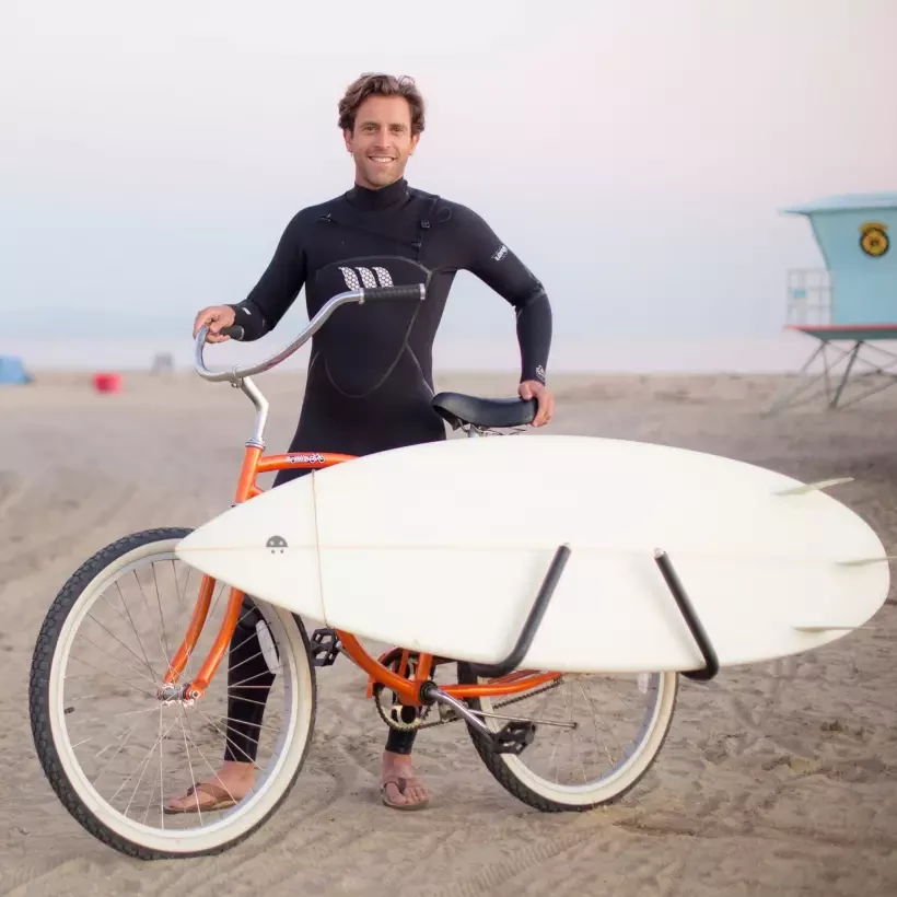 Porta tavole da surf per bicicletta Moved By Bikes