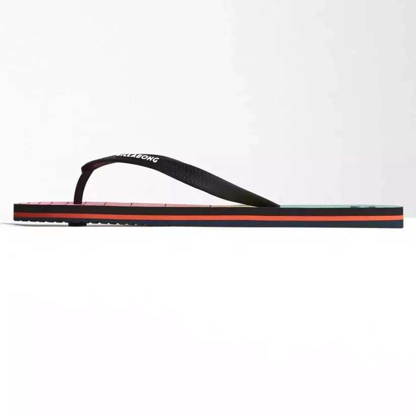 Flip Flops Billabong Tides Print Boy rojo red