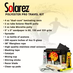 Kit de réparation Solarez Pro travel Poliester 2