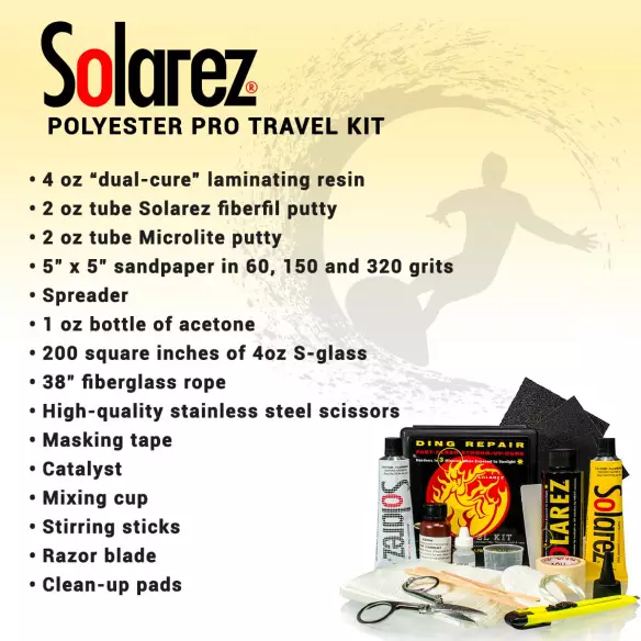 Kit de reparación Solarez Pro travel Poliester