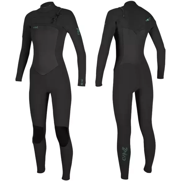 Muta da surf ONeill Epic delle Donne 4/3mm CZ Black/Black