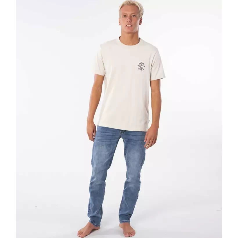 Camiseta Rip Curl Searchers crafte Bone