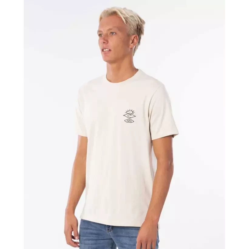 T-Shirt Rip Curl Searchers crafte Bone