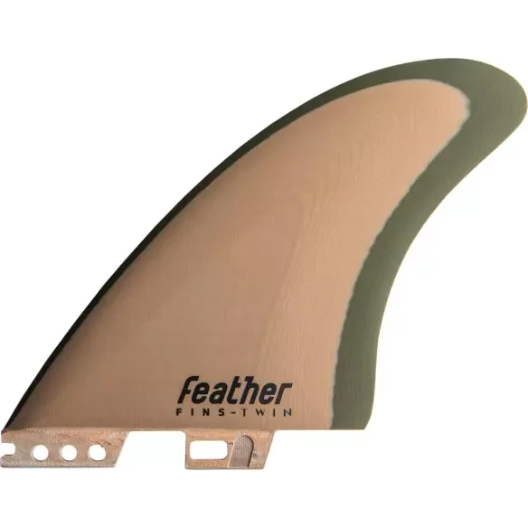Finnen surf Feather Fins Twin Modern Keel Click Tab