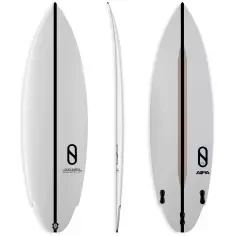 Surfboard Slater Designs Flat Earth LFT Black/White