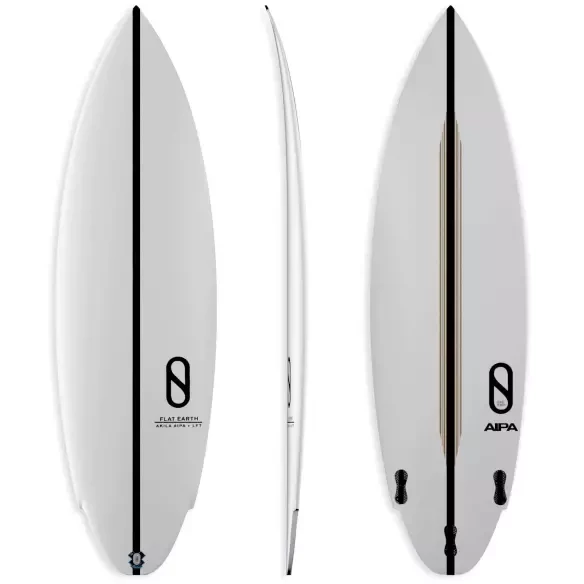 Tavola Da Surf Slater Designs Flat Earth LFT Nero/bianco