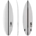 Planche de surf Slater Designs Flat Earth LFT Noir/blanc