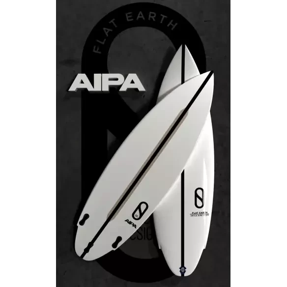 Surfboard Slater Designs Flat Earth LFT Black/White