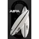 Surfboard Slater Designs Flat Earth LFT Zwart/wit
